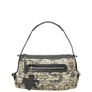 CHANEL Black Leather Love Shoulder Bag